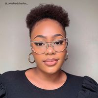 Roselyn - Cat Eye Gold Eyeglasses - 7