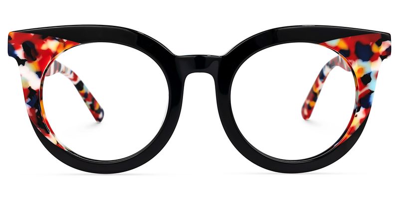 Elmore - Round Black Eyeglasses