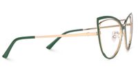 Roselyn - Cat Eye Green Eyeglasses - 4