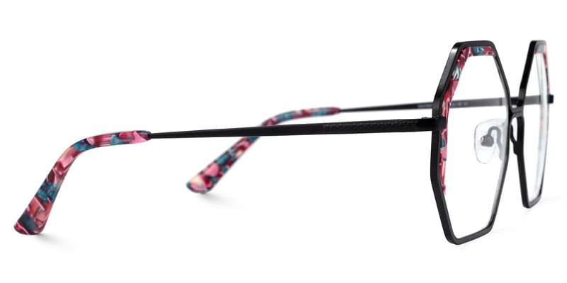 Scotto - Geometric Floral Eyeglasses - 4