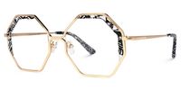 Scotto - Geometric Pattern Eyeglasses
