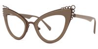 Magdaleno - Cat Eye Brown Eyeglasses - 2