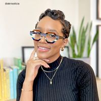 Ailsa - Geometric Colorful Eyeglasses - 10