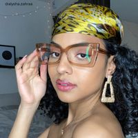 Sarah - Rectangle Tawny Eyeglasses - 9