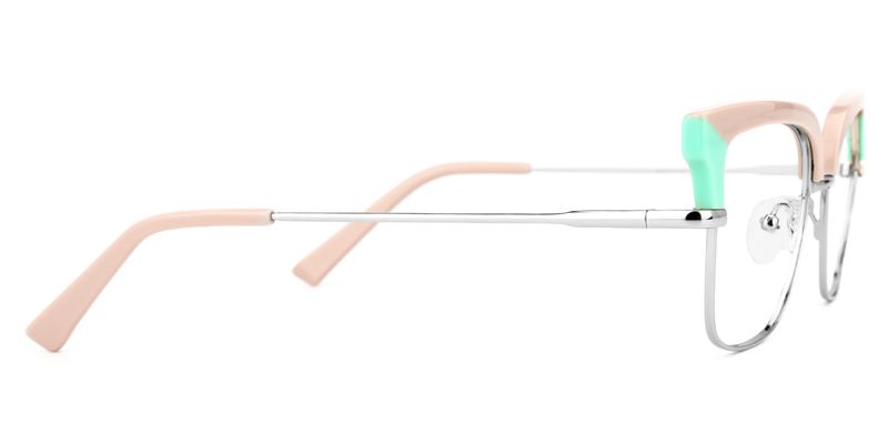 Tanai - Browline Pink Eyeglasses - 4