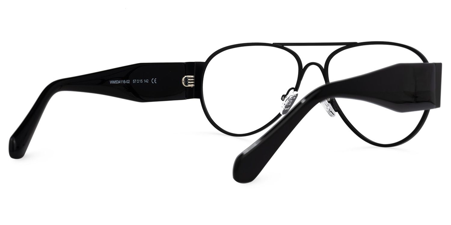 Novoa - Aviator Black Eyeglasses product detail 3