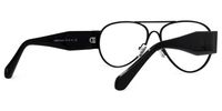 Novoa - Aviator Black Eyeglasses | Vooglam Side View