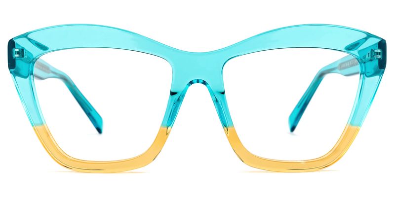 Murdock - Square Blue Eyeglasses