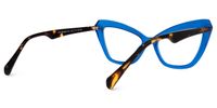 Shaneika - Cat Eye Blue Eyeglasses - 3