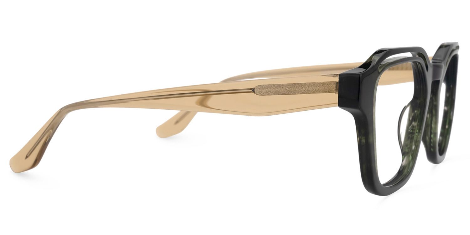 Square Grey Eyeglasses - 4