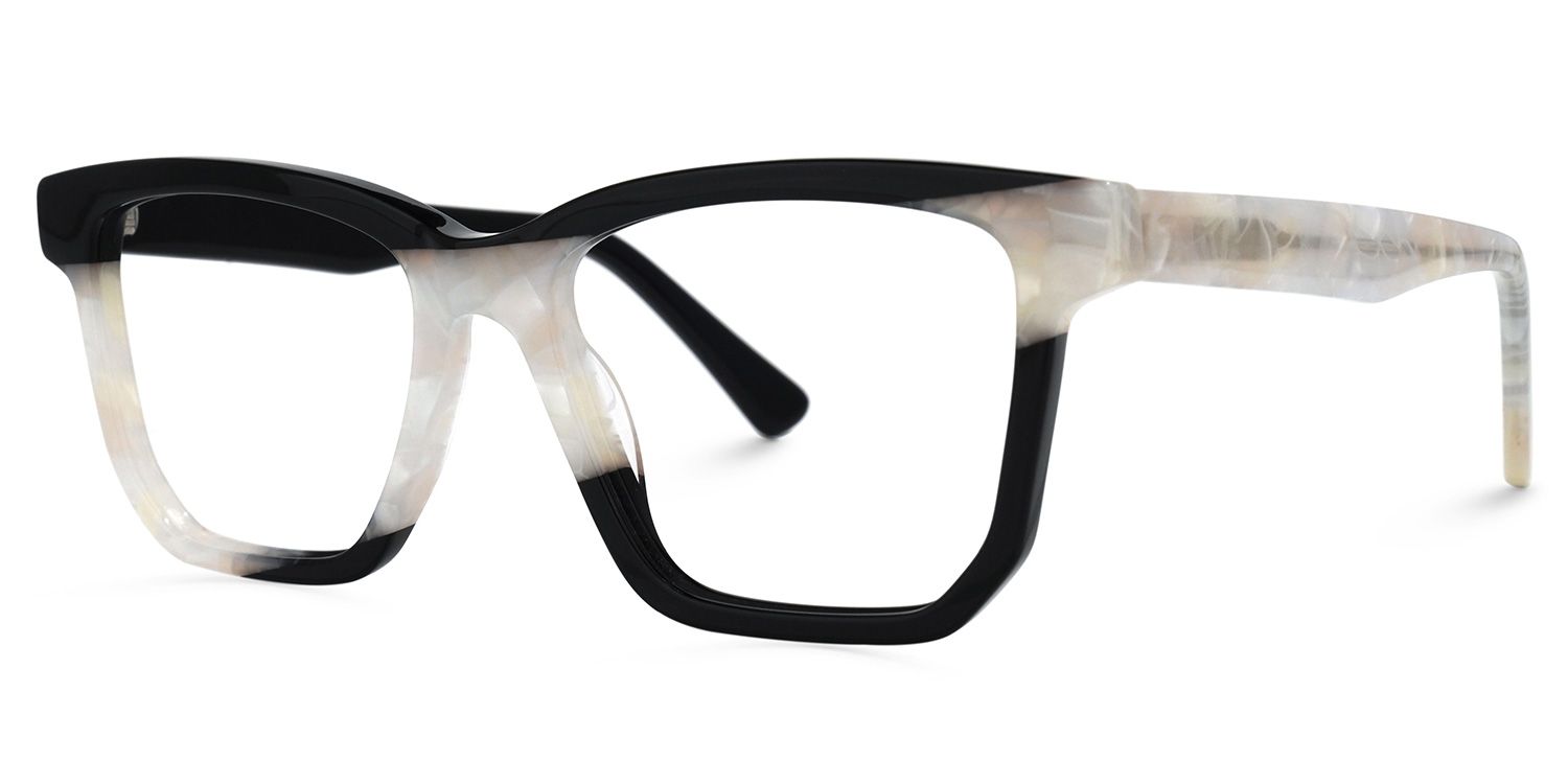Rectangle Black Eyeglasses - 2