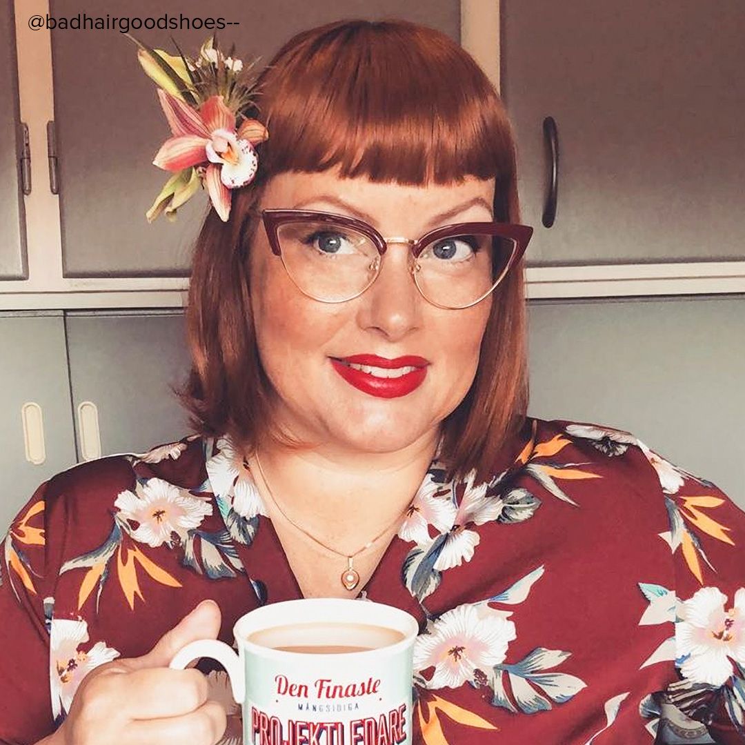 Charming Cat Eye Wine/Red Eyeglasses│Vooglam Optical Glasses- 7