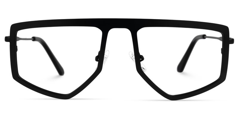 Lopez - Aviator Black Eyeglasses