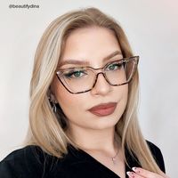 Lyuba - Rectangle Tortoise Eyeglasses - 11