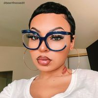 Fredia - Square Dark/Blue Eyeglasses - 7