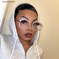 Caroline - Square White Eyeglasses - 7