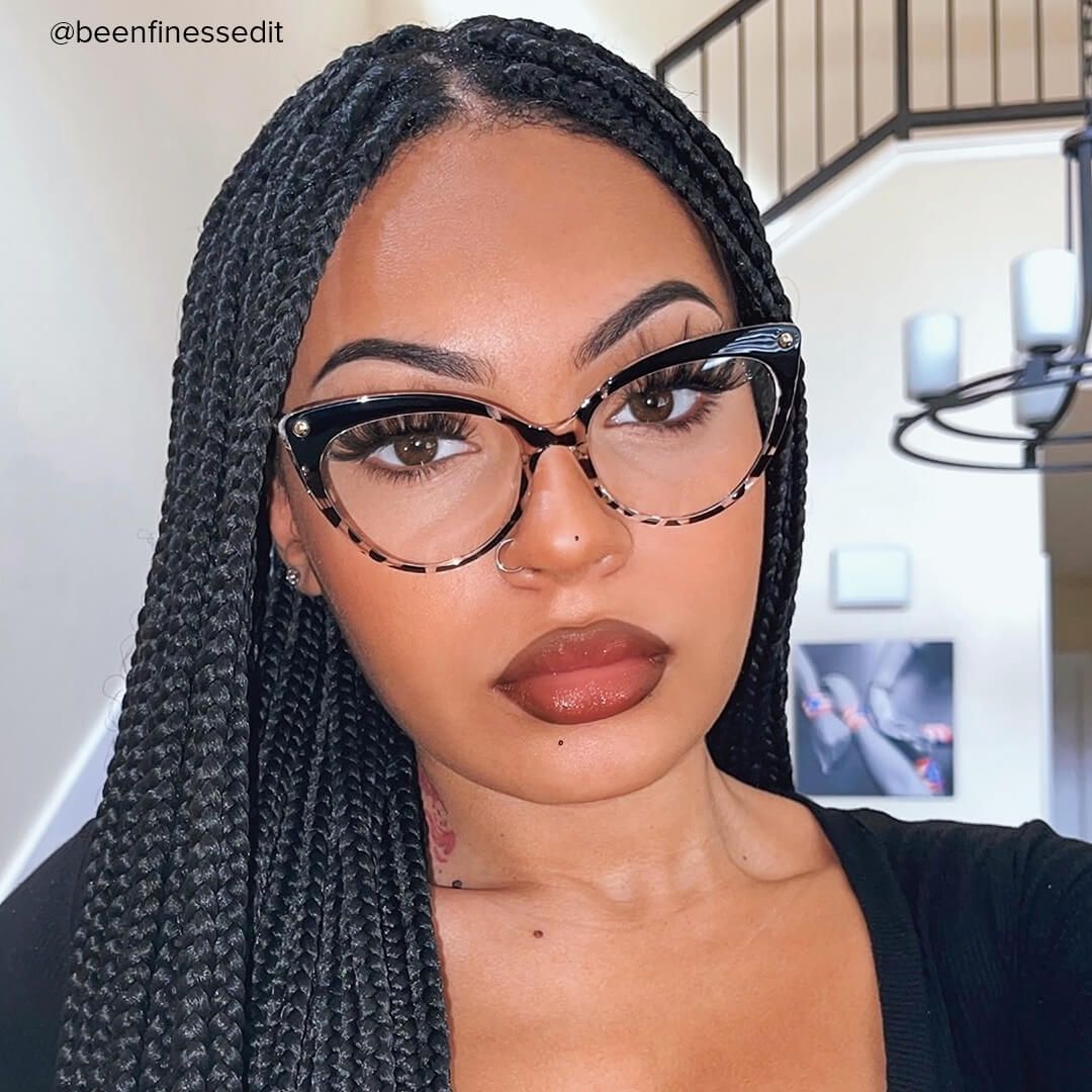 Drusilla - Cat Eye Black Eyeglasses - 10