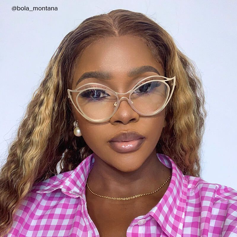 Hilleary - Geometric Gold Eyeglasses - 12