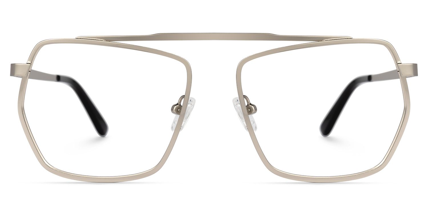 Alexa - Aviator Silver Eyeglasses product detail 2