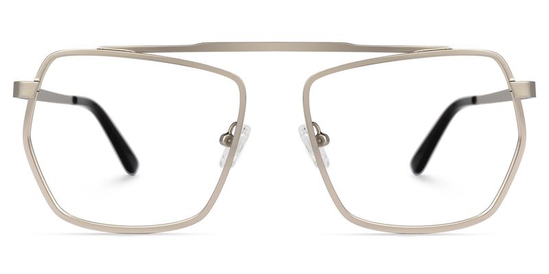 Alexa - Aviator Silver Eyeglasses