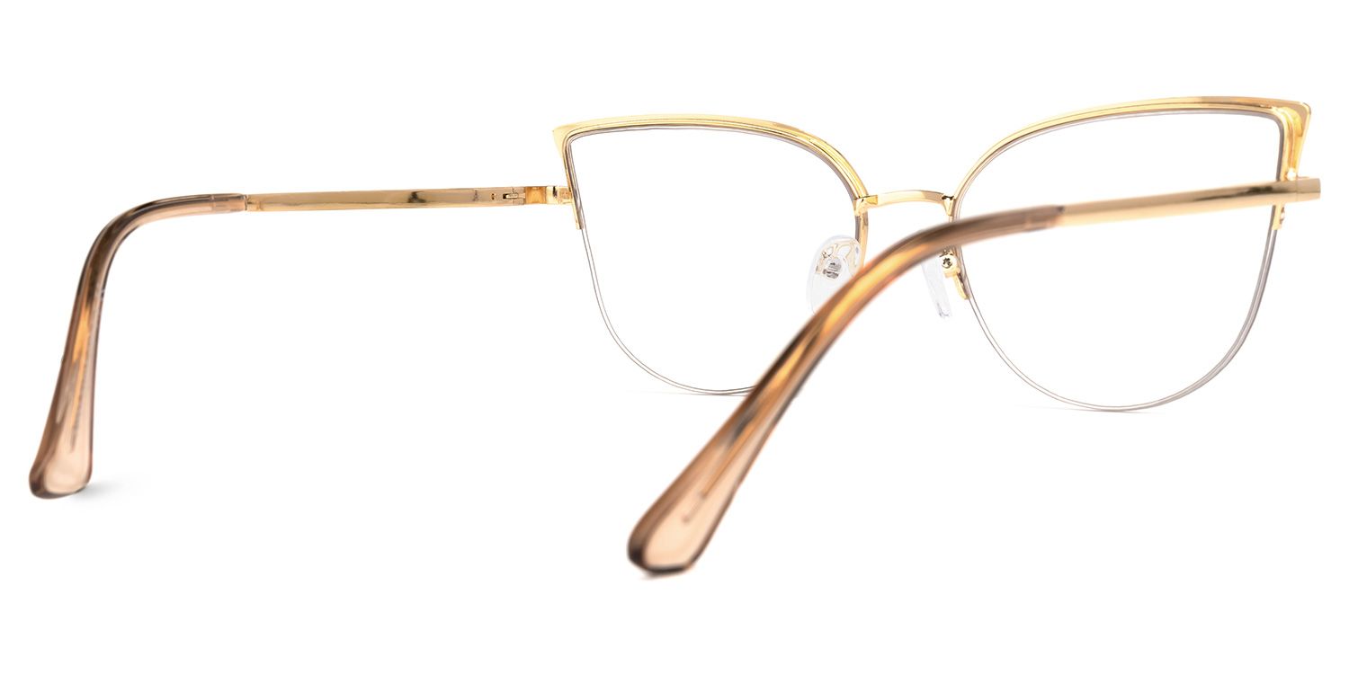 Guerrero - Browline Tortoise Eyeglasses - 3