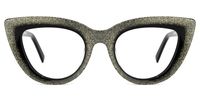Cat Eye Black Eyeglasses | Vooglam.com Angle View