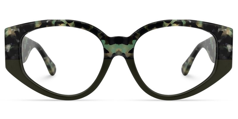 Durand - Geometric Floral Eyeglasses