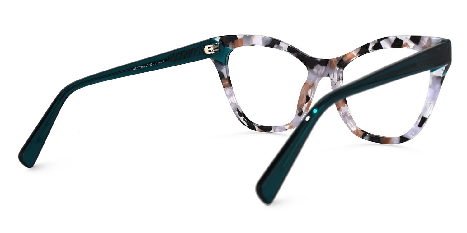 Butta - Cat Eye Marble Eyeglasses - 3