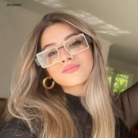 Anitta - Rectangle Gold Eyeglasses - 10