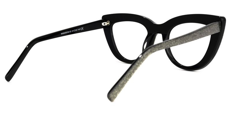 Pastora - Cat Eye Black Eyeglasses - 3