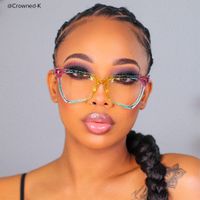 Unicorn - Glitter Rainbow Eyeglasses (Full Overlay Lens) - 9