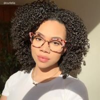 Tacita - Cat Eye Pink Tortoise Eyeglasses - 8