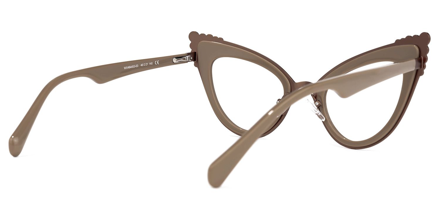 Magdaleno - Cat Eye Brown Eyeglasses product detail 3