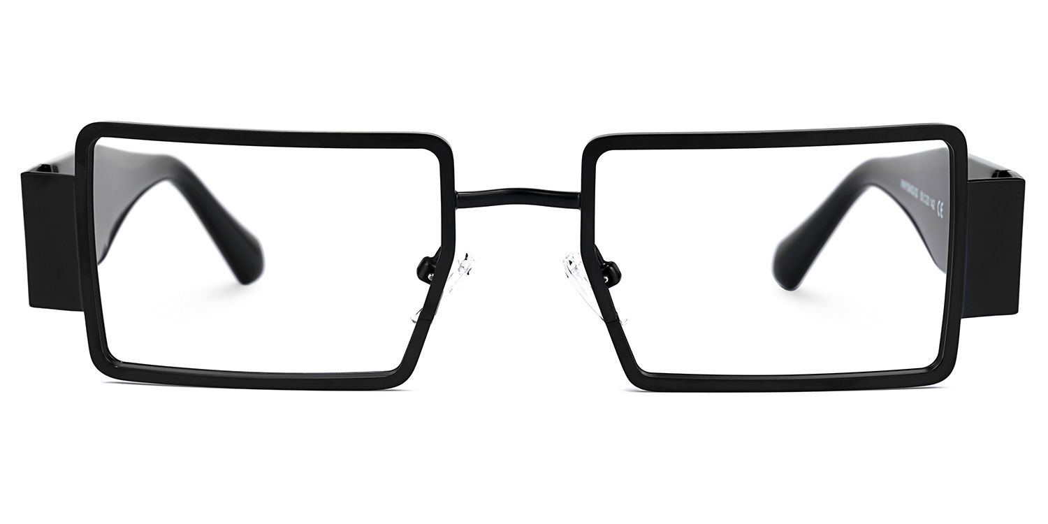 Anitta - Rectangle Black Eyeglasses product detail 2