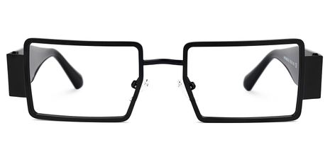 Anitta - Rectangle Black Eyeglasses