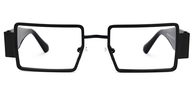 Anitta - Rectangle Black Eyeglasses