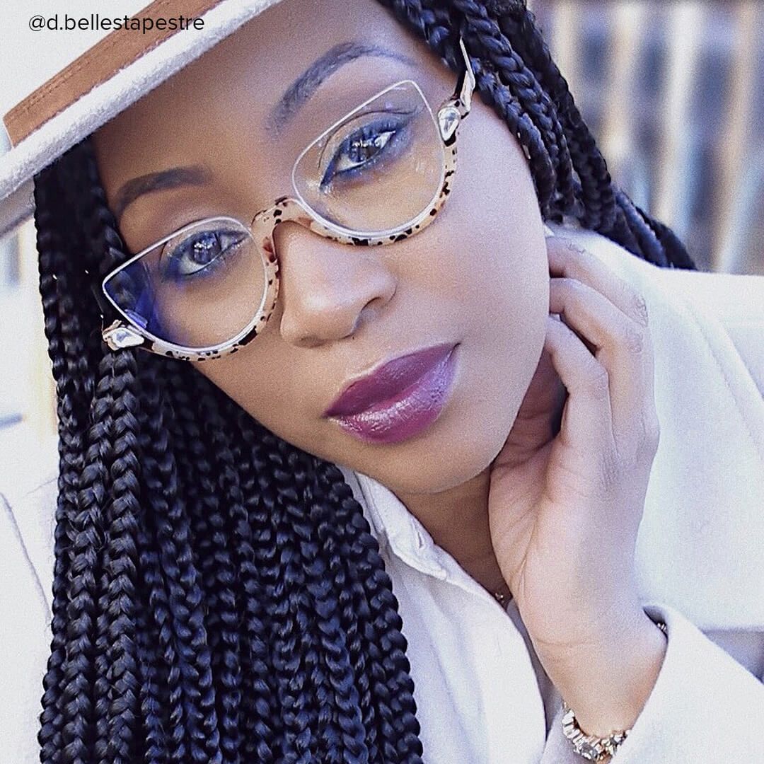 Sylvia - Cat Eye Light/Tortoise Eyeglasses - 11