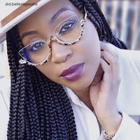 Sylvia - Cat Eye Light/Tortoise Eyeglasses (Z-Shaped Arms) - 11