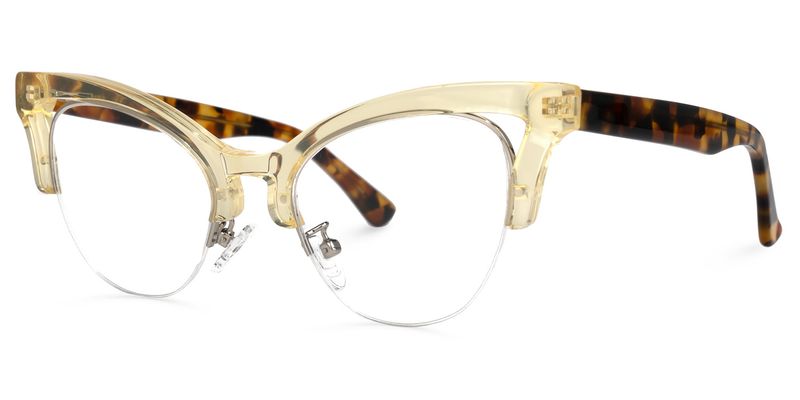Drayton - Cat Eye Yellow Eyeglasses