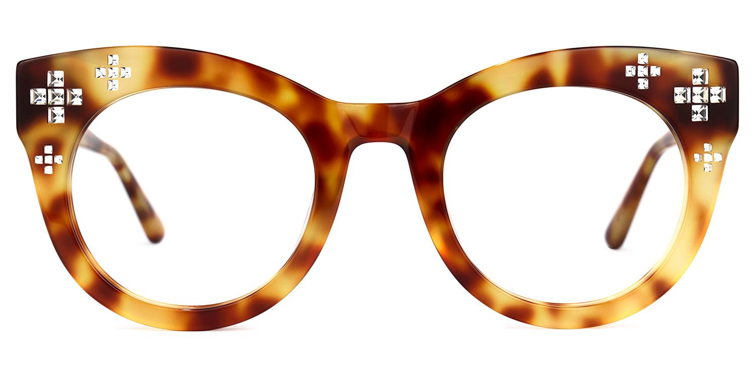 Dembo - Round Tortoise Eyeglasses product detail 2