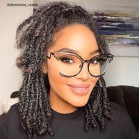 Maggie - Cat Eye Black Eyeglasses - 10