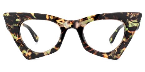 Tiny - Cat Eye Floral Eyeglasses