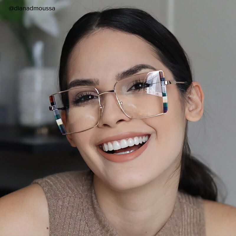 Denzel - Square Multicolor Eyeglasses - 7