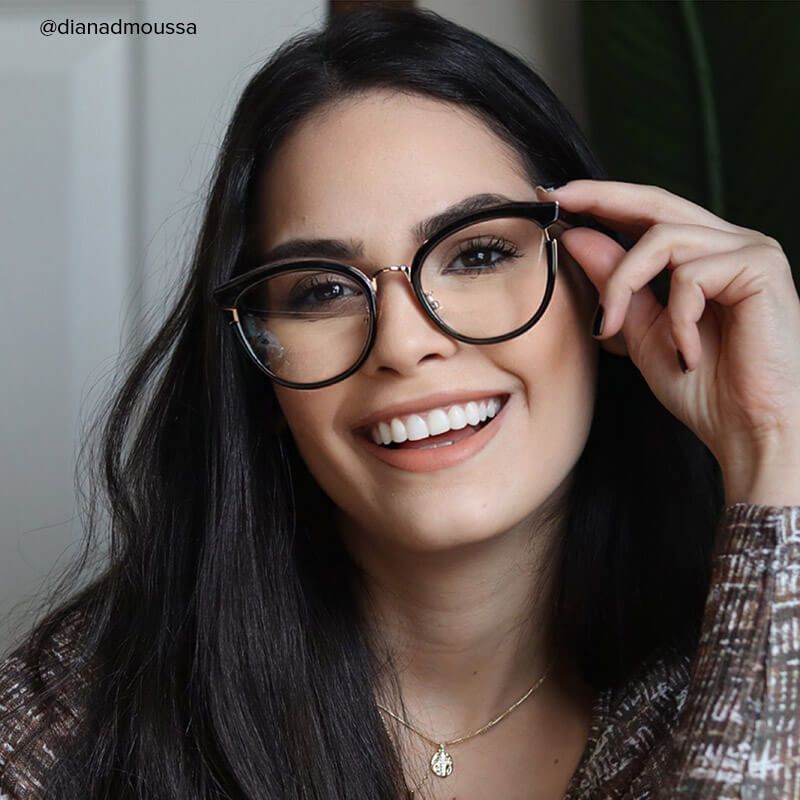 Retro - Black Round Glasses | Vooglam