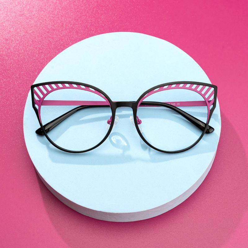 Botello - Cat Eye Black Eyeglasses - 5