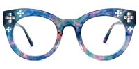 Dembo - Round Floral Eyeglasses