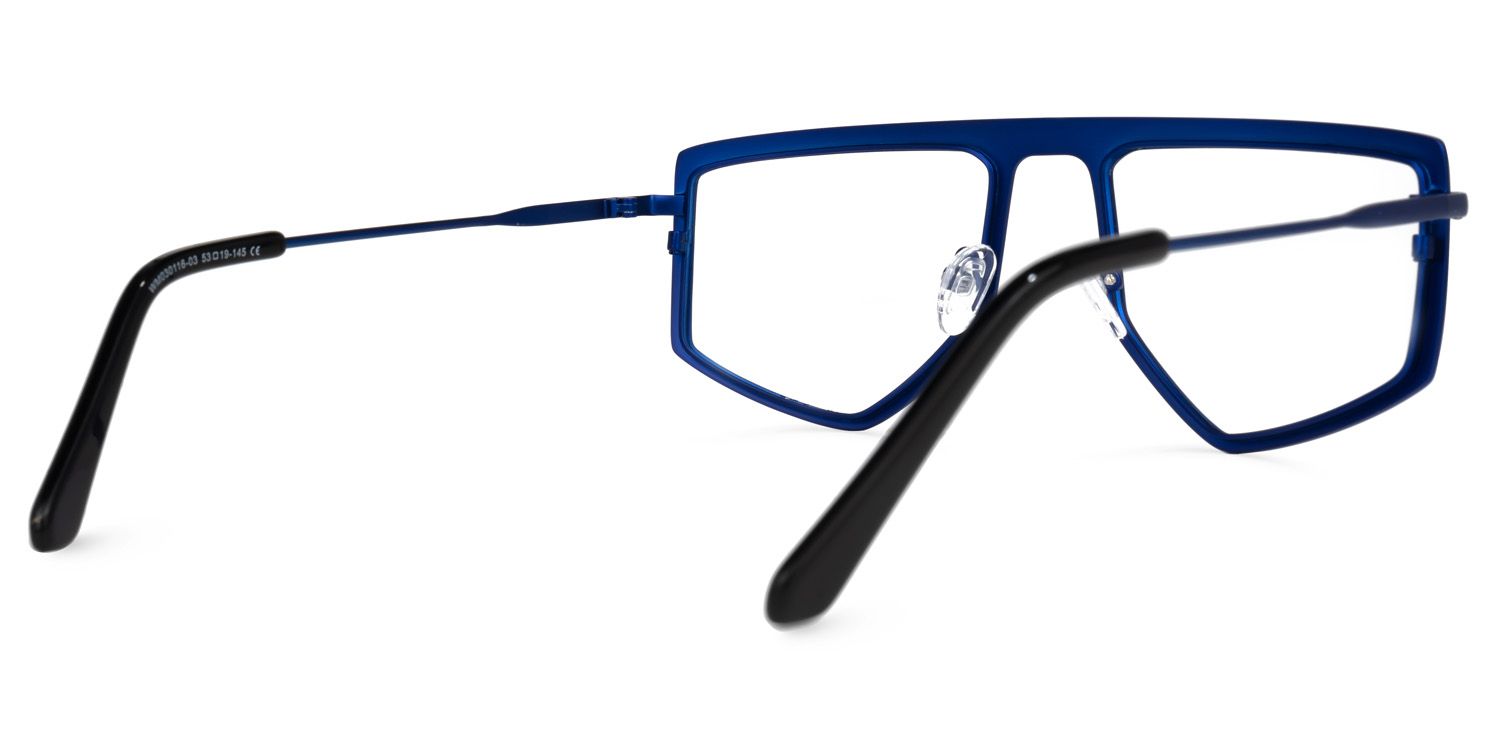 Lopez - Aviator Blue Eyeglasses product detail 3