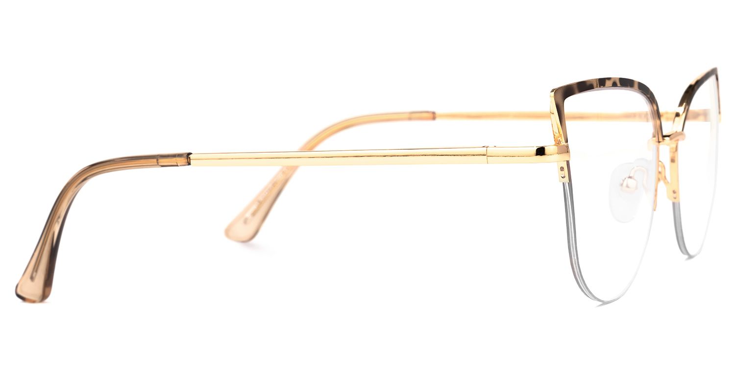 Guerrero - Browline Tortoise Eyeglasses - 4