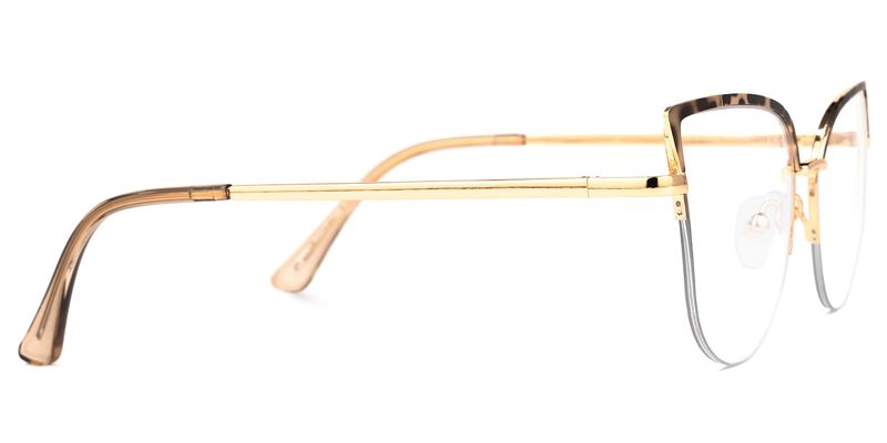 Guerrero - Browline Tortoise Eyeglasses - 4