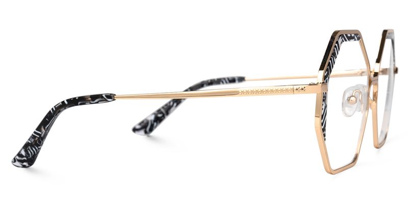 Scotto - Geometric Pattern Eyeglasses - 4